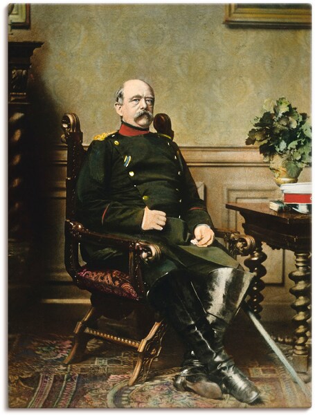 Artland Wandbild »Otto von Bismarck«, Menschen, (1 St.), als Leinwandbild, günstig online kaufen