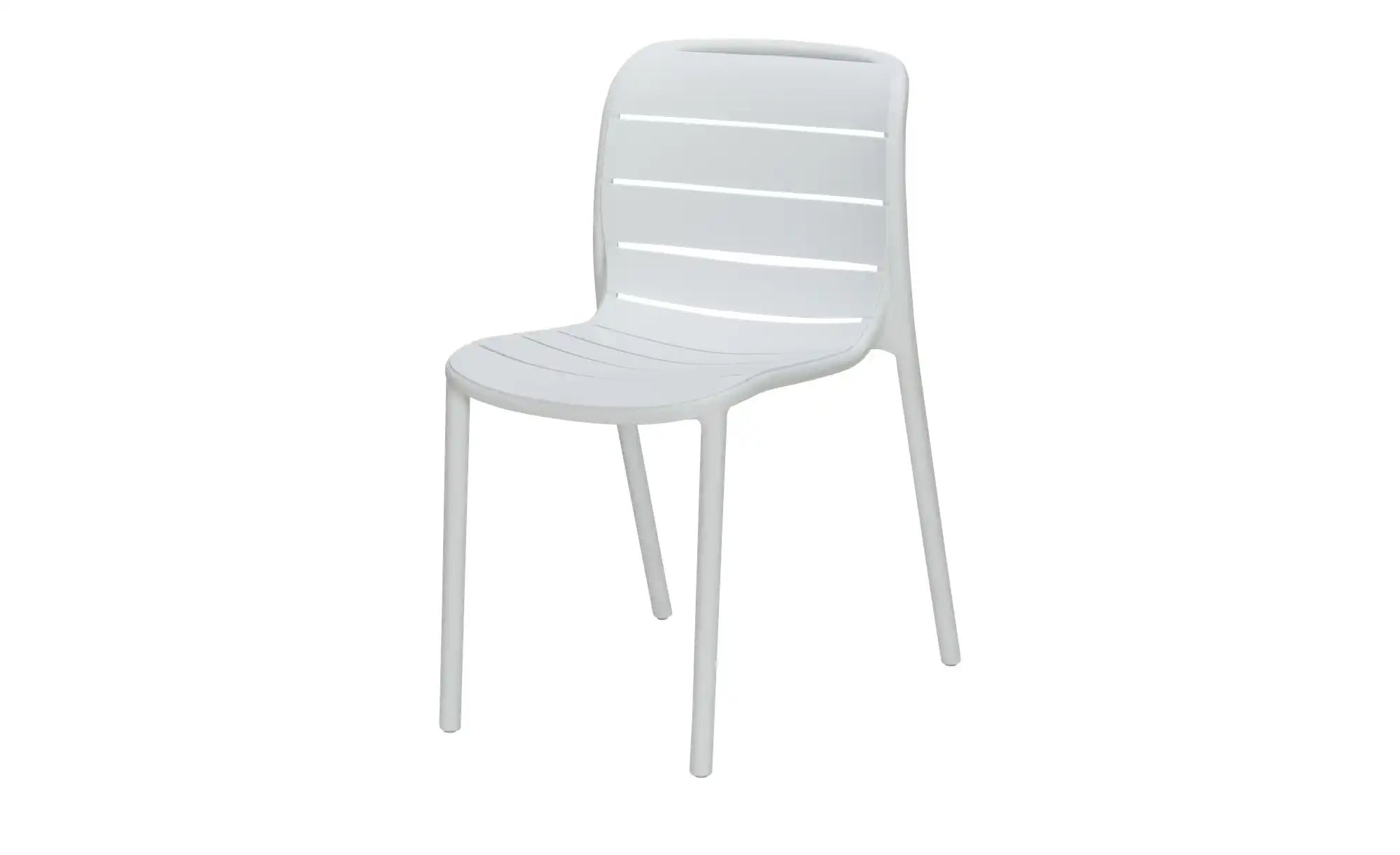 Stapelstuhl  Cervo ¦ weiß ¦ Maße (cm): B: 43 H: 80,5 T: 56.5 Garten > Garte günstig online kaufen