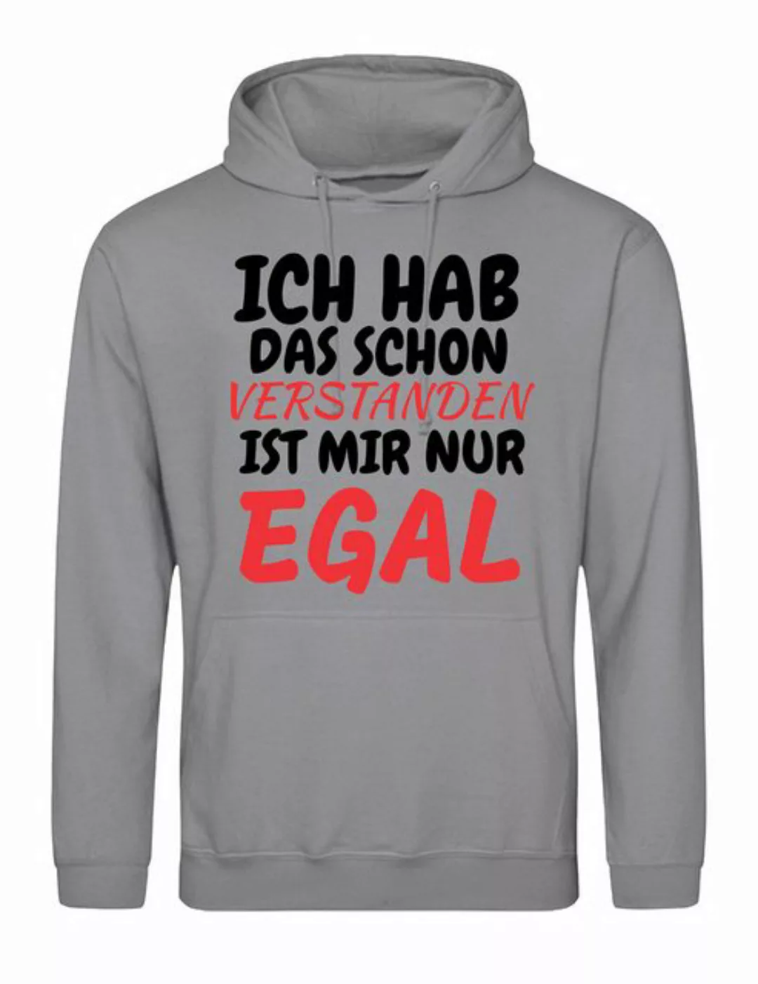 Youth Designz Kapuzenpullover Verstanden Egal Herren Hoodie Pullover mit wi günstig online kaufen