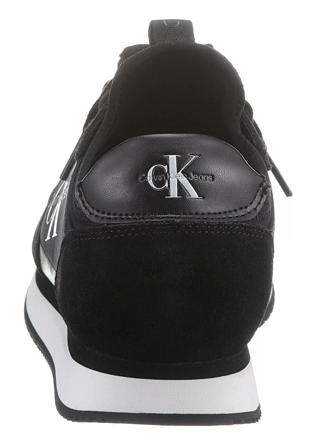 Calvin Klein Jeans Slip-On Sneaker "RUNNER SOCK LACEUP NY-LTH WN", Sock Sne günstig online kaufen