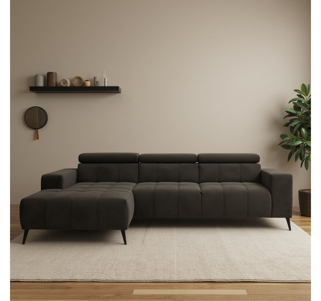 DOMO collection Ecksofa "Trento L-Form, mit Kufenfuß oder Einzelfuß", wahlw günstig online kaufen