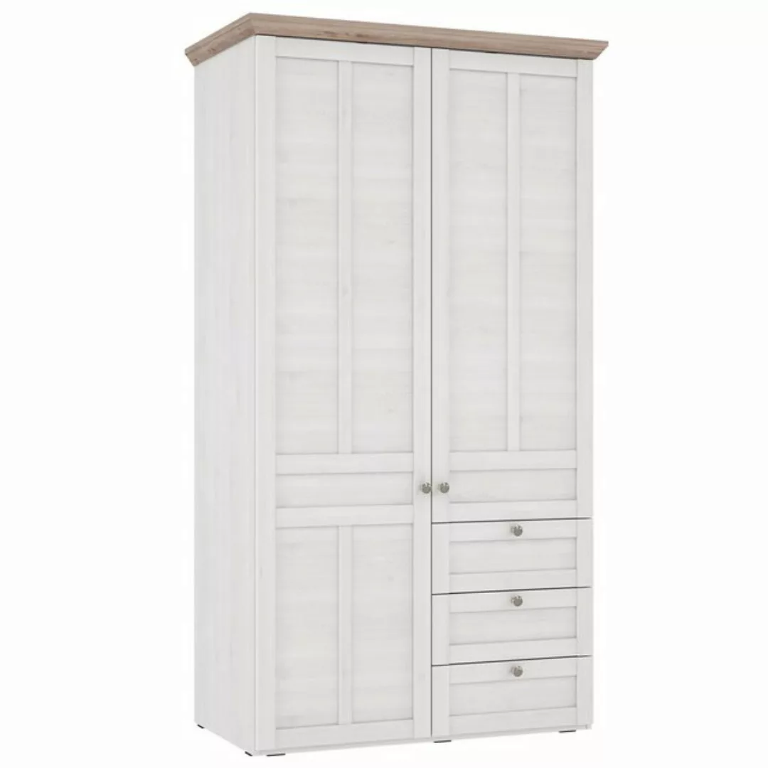 expendio Kleiderschrank Iliano 5 Schneeeiche / Nelson Oak, 106x193x58 cm günstig online kaufen