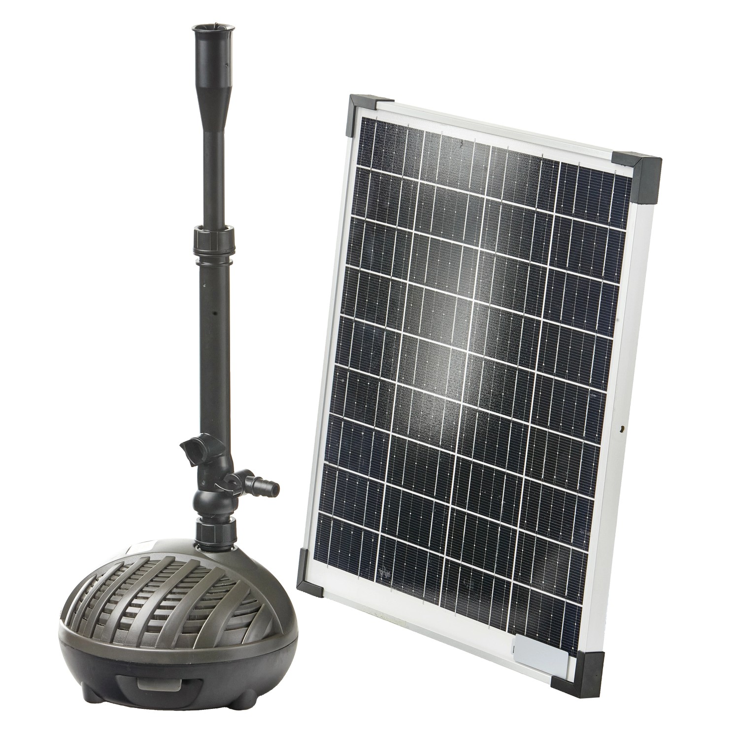 Heissner Solar-Teichpumpen-Set 1100 l/h HYBRID günstig online kaufen