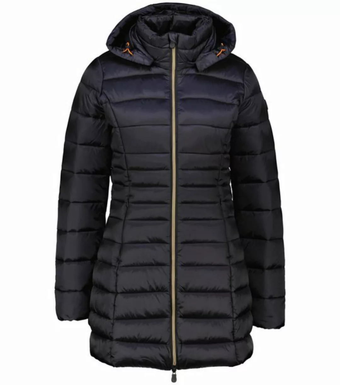 SAVE THE DUCK Steppjacke Damen Steppjacke lang REESE mit Kapuze Slim Fit (1 günstig online kaufen