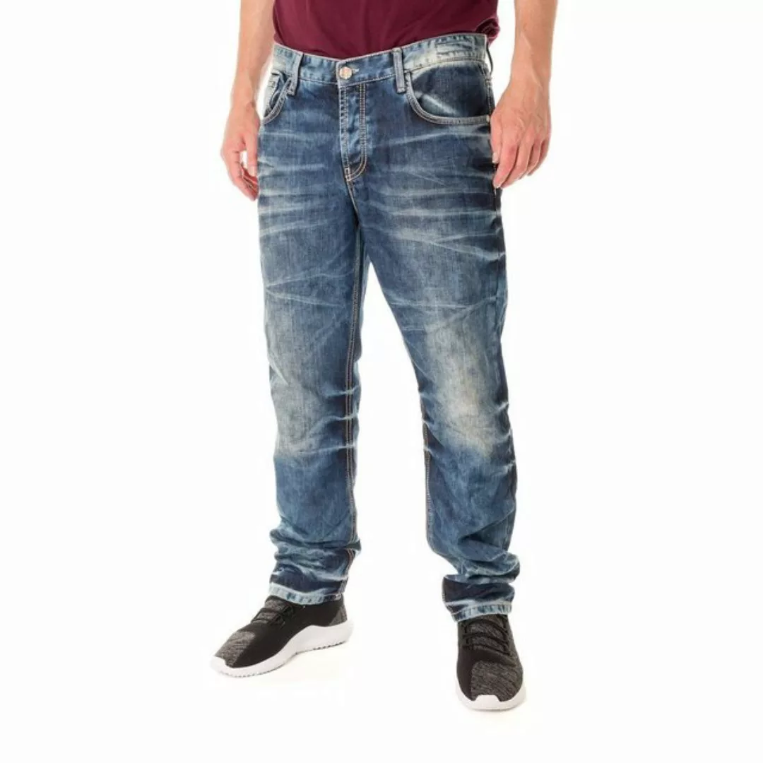 Cipo & Baxx 5-Pocket-Jeans "Jeans", in Straight-Fit, CD-328 günstig online kaufen