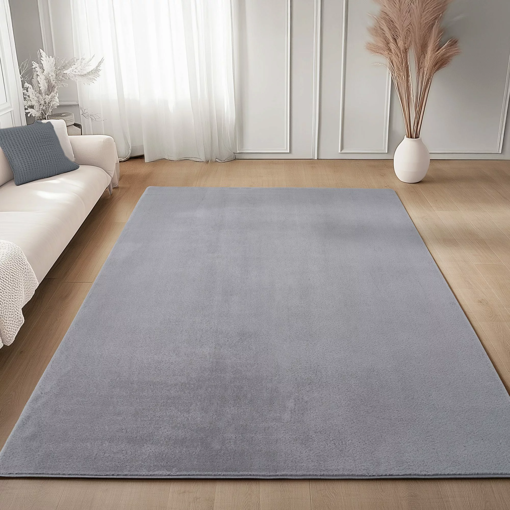 Carpettex Veloursteppich Unicolor - Einfarbig, Läufer, günstig online kaufen