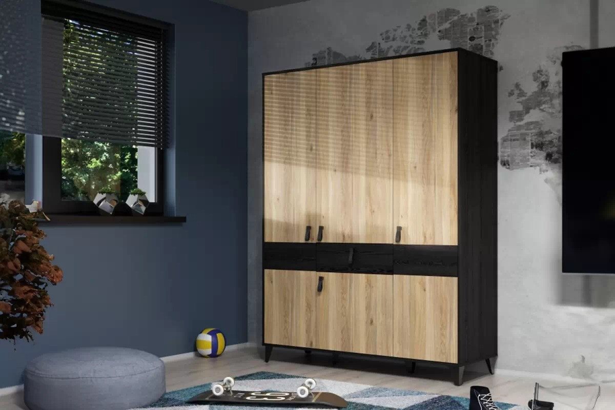 ROYAL24_MARKT Kleiderschrank - Eleganter Kleiderschrank im minimalistischen günstig online kaufen