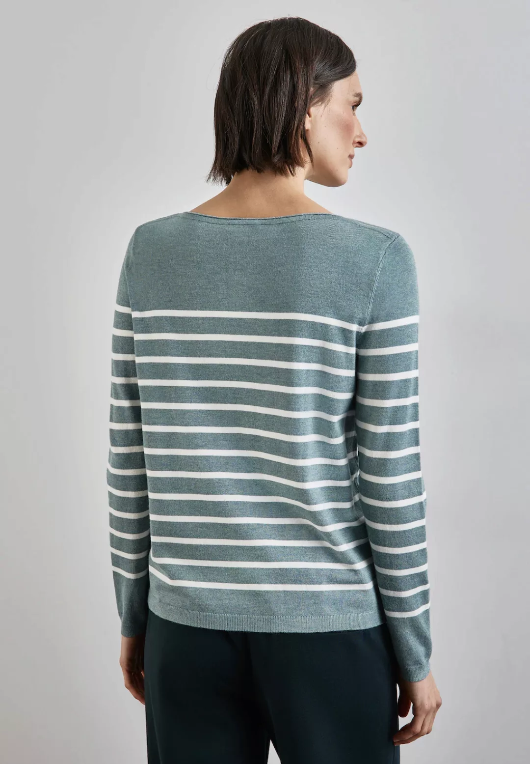 STREET ONE Strickpullover, mit U-Boot-Ausschnitt günstig online kaufen