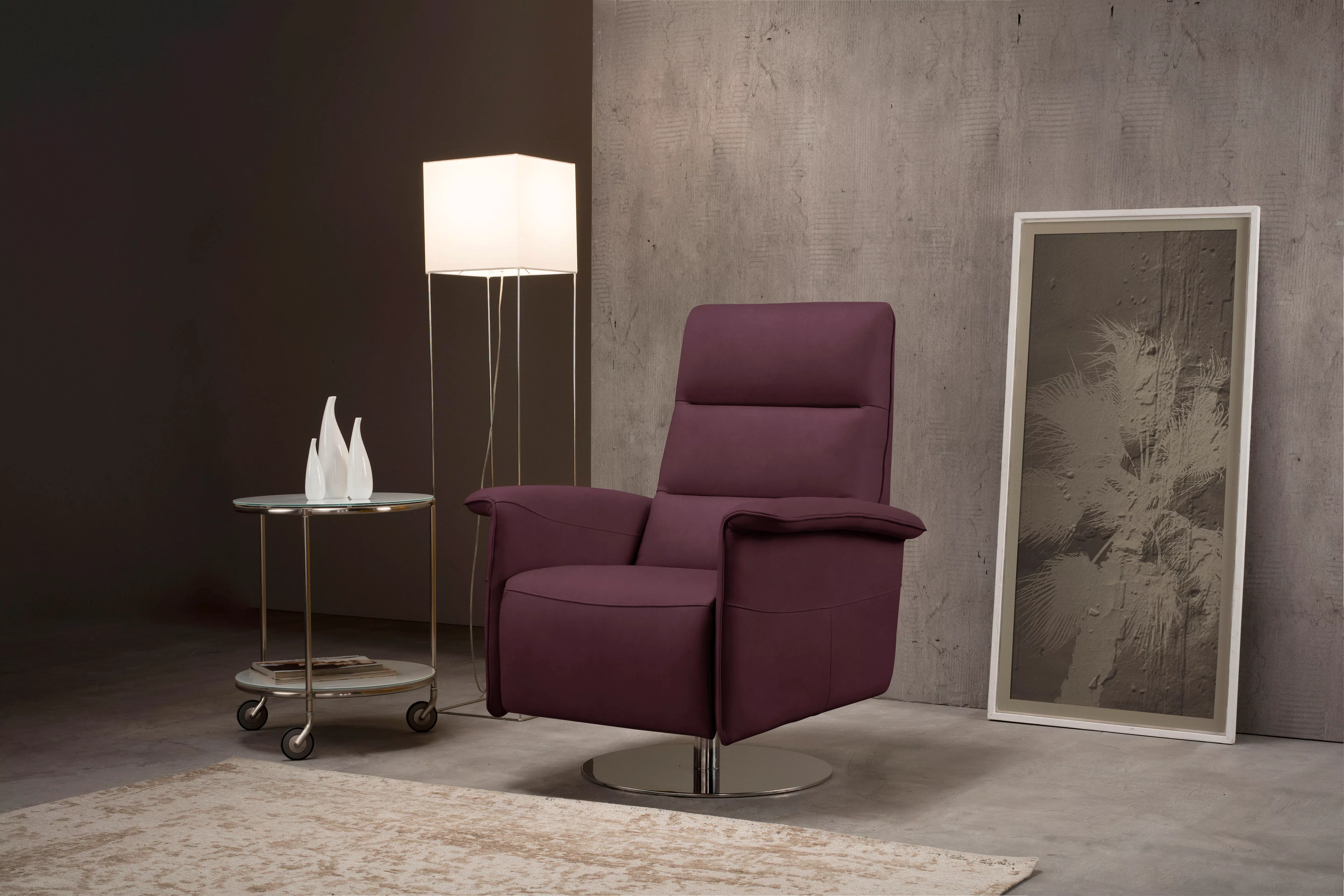 Egoitaliano Sessel "Kelly Designsessel", drehbar, manuelle Relaxfunktion mi günstig online kaufen