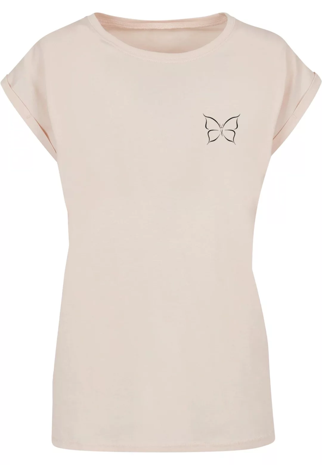 Merchcode T-Shirt "Merchcode Damen Ladies Spring - Butterfly T-Shirt" günstig online kaufen