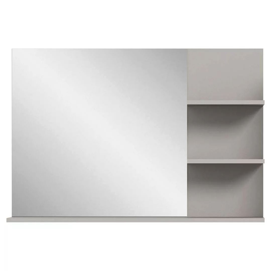 Spiegelregal Bad in Grau 100 cm breit und 69 cm hoch günstig online kaufen
