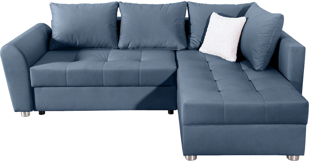 COLLECTION AB Ecksofa »Jana L-Form«, inkl. Bettfunktion,Bettkasten und Bonn günstig online kaufen