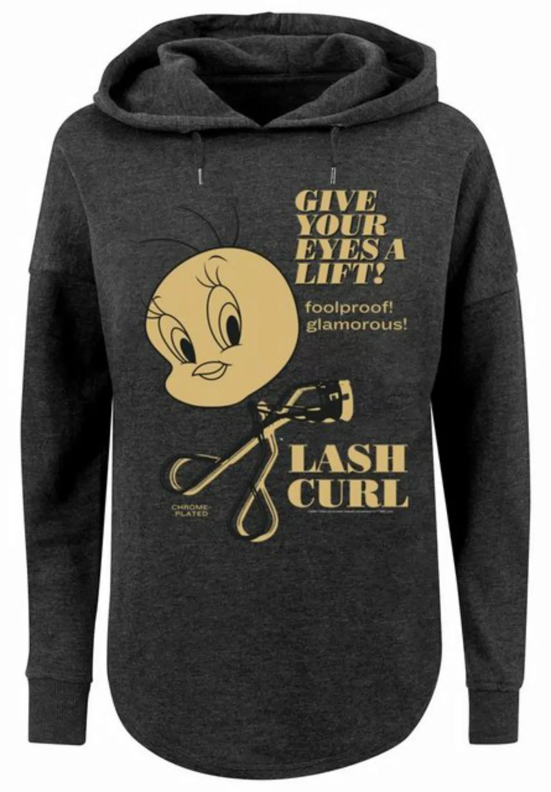 F4NT4STIC Kapuzenpullover F4NT4STIC Damen Tweety Lash Curls with Ladies Ove günstig online kaufen