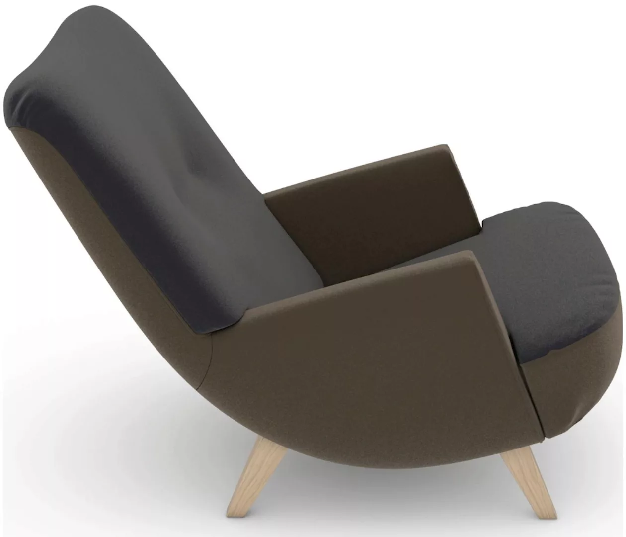 Max Winzer® Loungesessel »build-a-chair Borano außergewöhnlicher Sessel, to günstig online kaufen