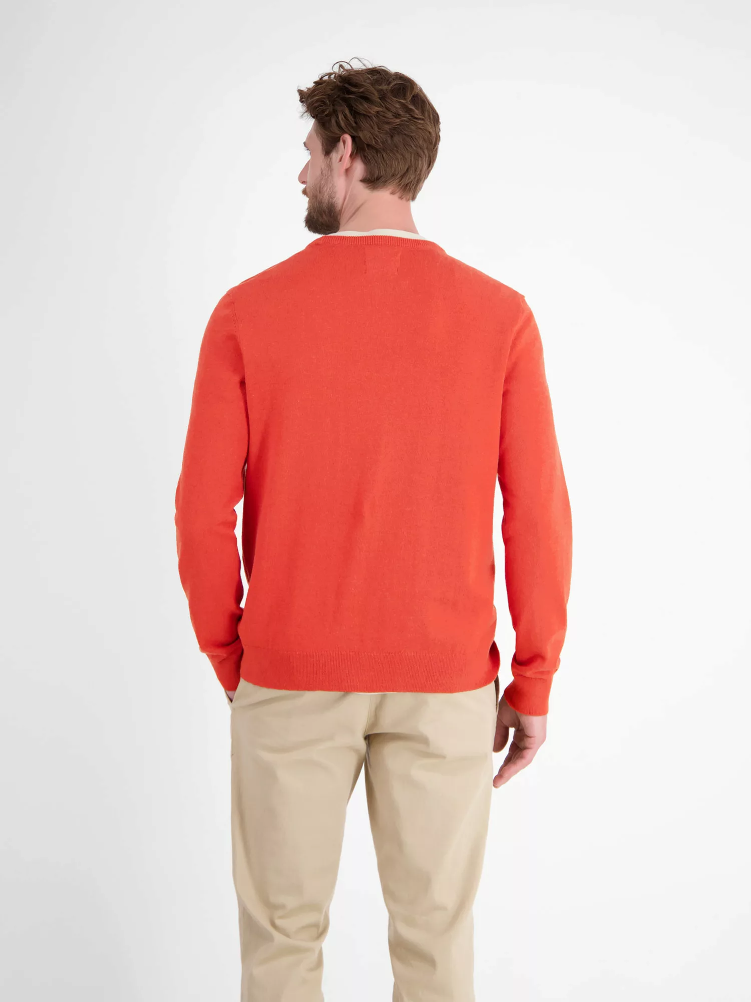LERROS Strickpullover "LERROS Herren Basic Strickpullover" günstig online kaufen
