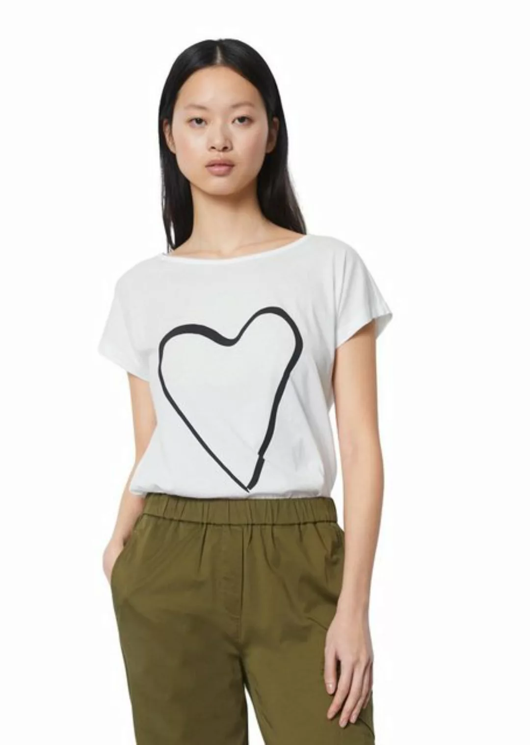 Marc O'Polo T-Shirt aus softem Single Jersey günstig online kaufen