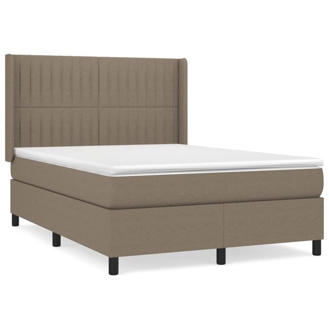 vidaXL Boxspringbett Bett Boxspringbett mit Matratze & Topper Stoff verschi günstig online kaufen