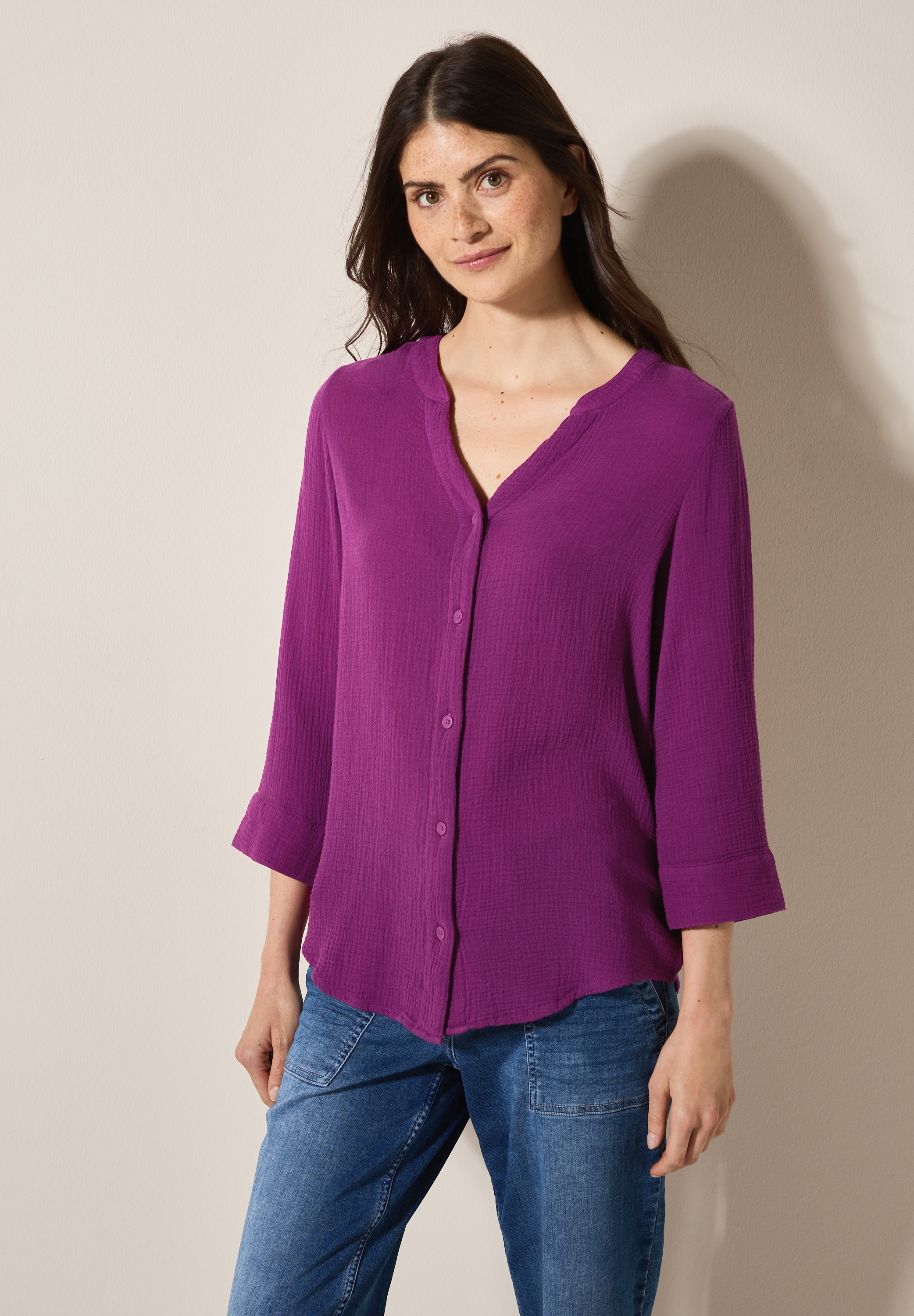 Cecil Shirtbluse, aus reiner Baumwolle günstig online kaufen