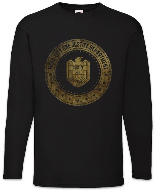 Urban Backwoods Langarmshirt Mega City One Justice Dept Logo I Langarm T-Sh günstig online kaufen