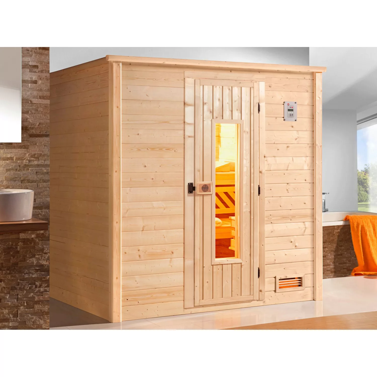 weka Sauna »Bergen«, (Set) günstig online kaufen