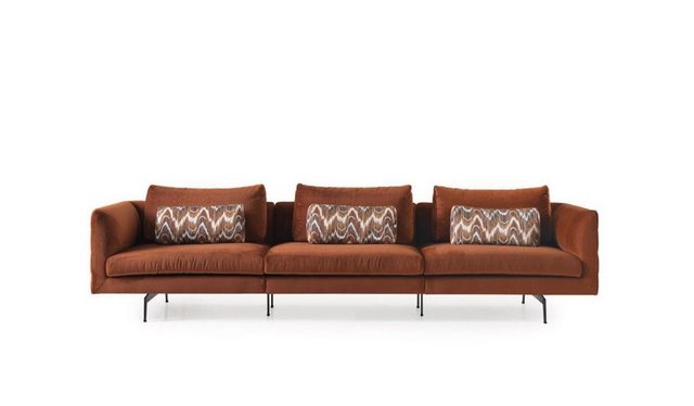 Xlmoebel Sofa Neues braunes Design-Sofa für das Wohnzimmer mit vier Sitzplä günstig online kaufen