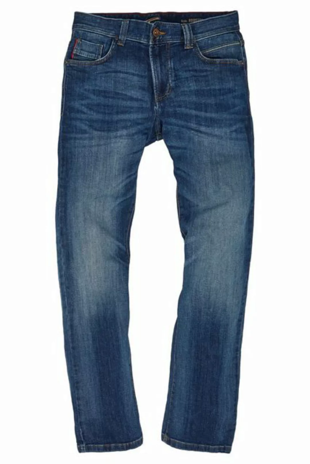 camel active Regular-fit-Jeans Regular Fit Jeans aus Baumwolle mit Lederdet günstig online kaufen