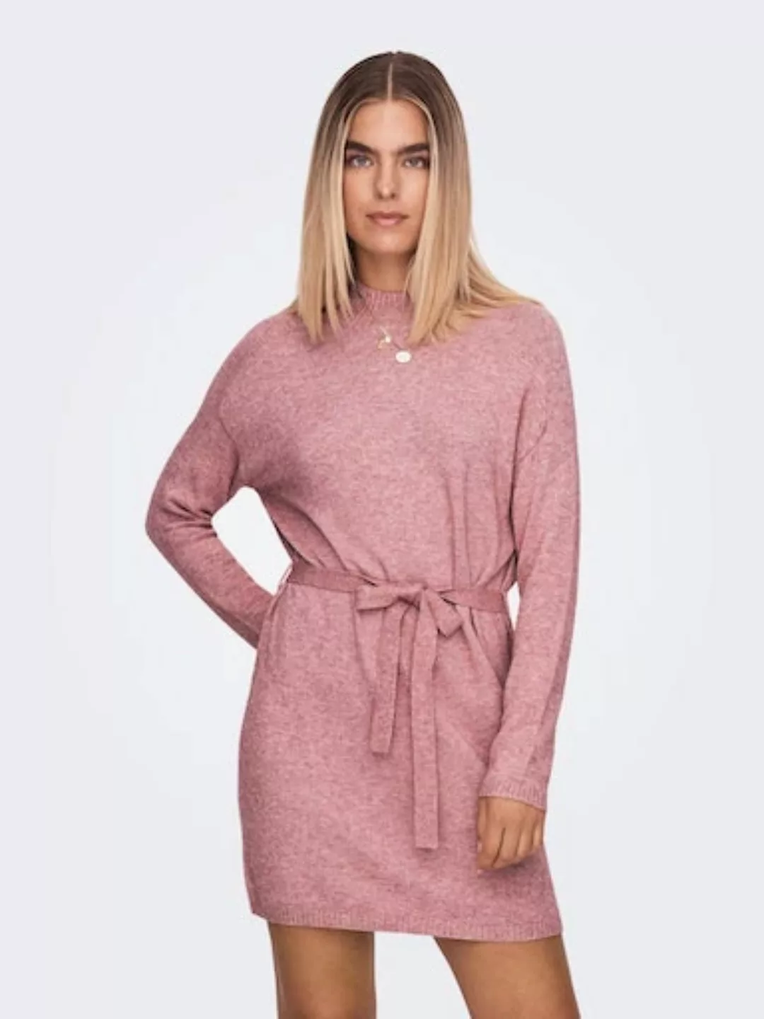 ONLY Strickkleid "ONLLEVA L/S BELT DRESS EX KNT" günstig online kaufen