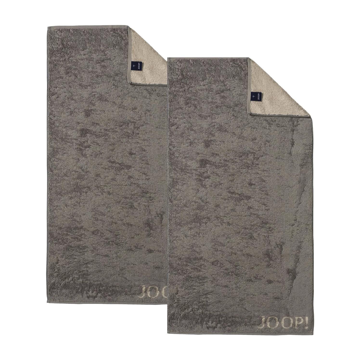 2 Stück Joop! Handtuch Classic Graphit Taupe 1600-70 50x100 günstig online kaufen