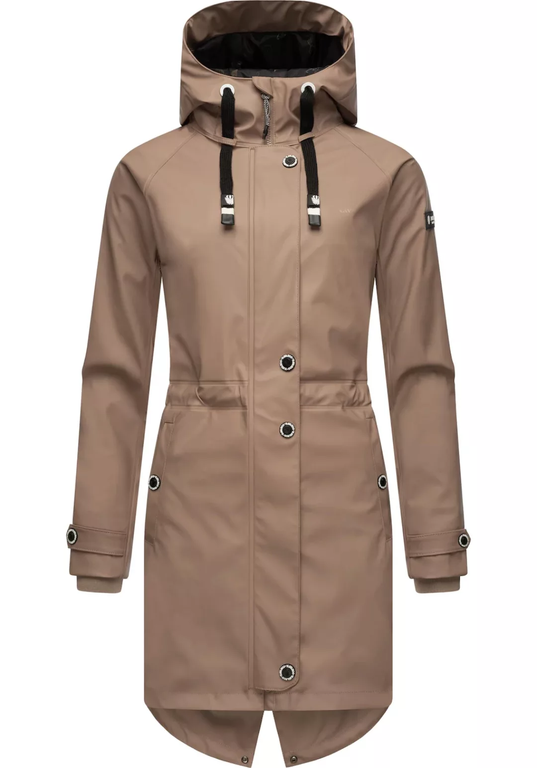 Navahoo Regenjacke "Rainy Flower", mit Kapuze, modischer Damen Regenmantel günstig online kaufen