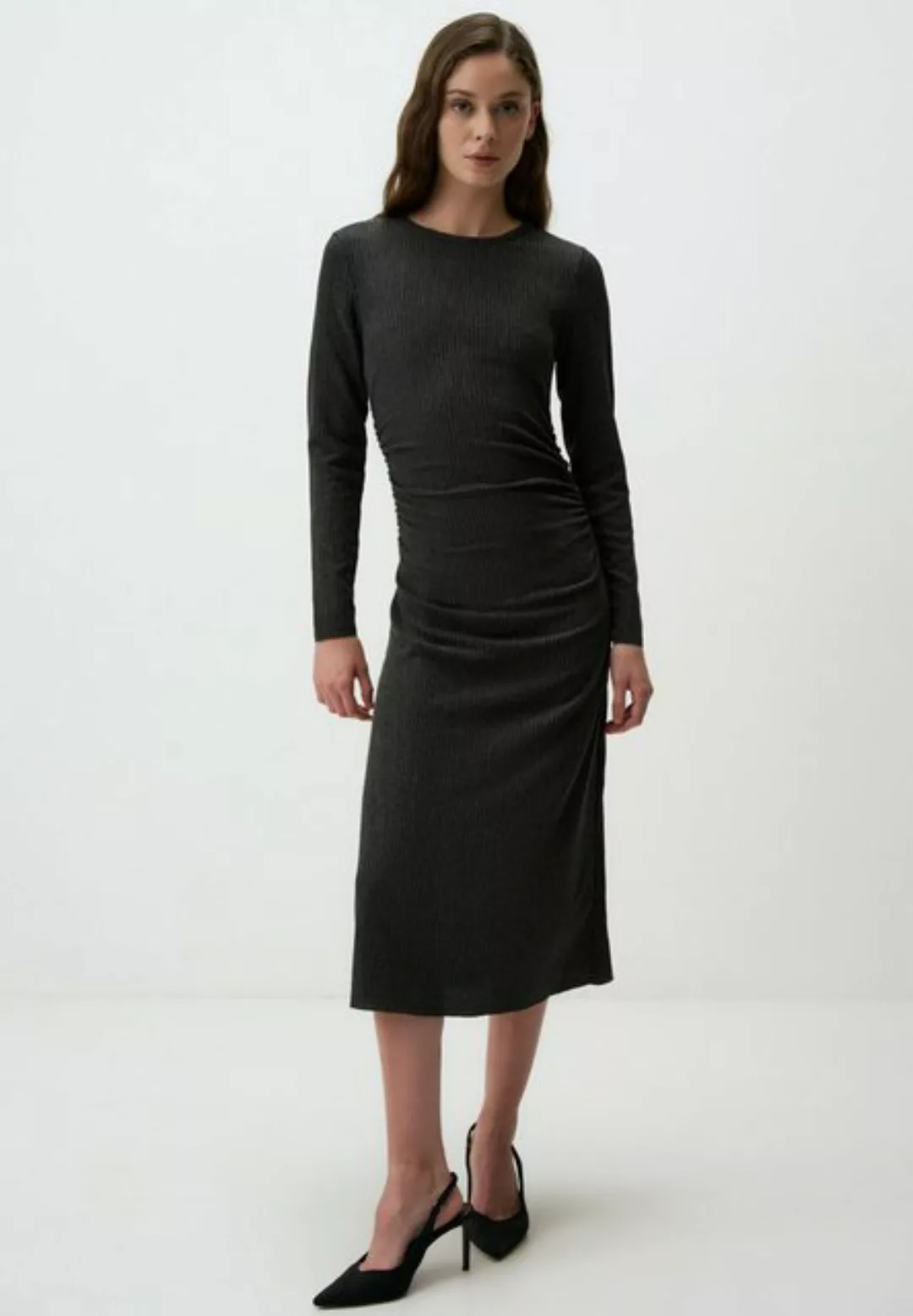 Jimmy Key Midikleid Anthrazit Eleganz Midi Kleid günstig online kaufen