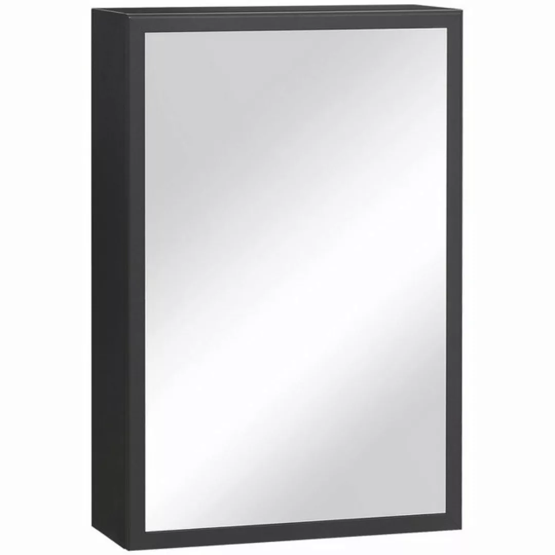kleankin Spiegelschrank  Moderner Hängeschrank mit Spiegel & 3 Schichten, S günstig online kaufen