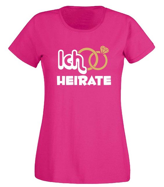 G-graphics T-Shirt Damen T-Shirt - Ich heirate JGA-Shirt, Poltershirts, Bra günstig online kaufen