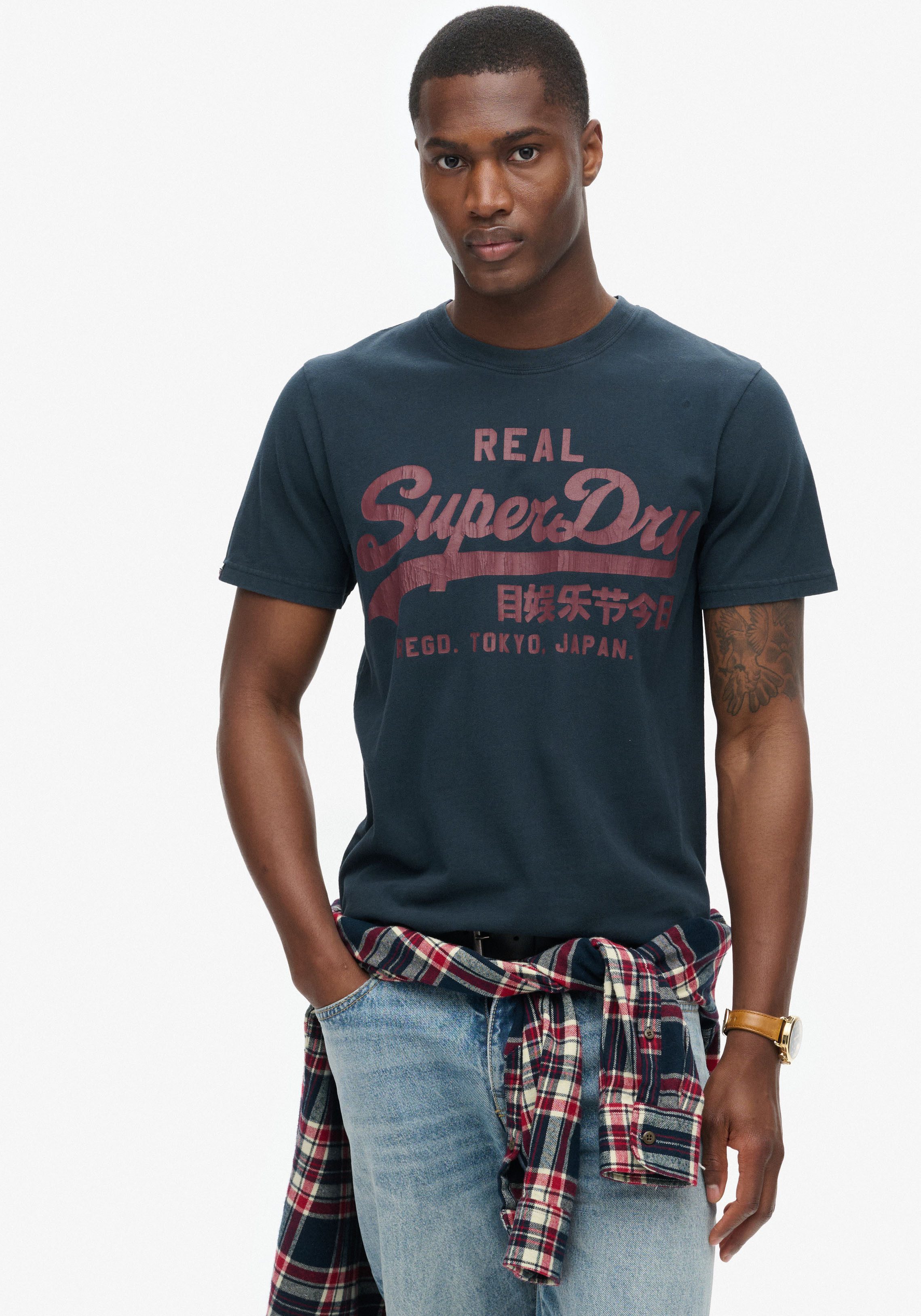 Superdry Rundhalsshirt CLASSIC VL GRAPHIC T günstig online kaufen