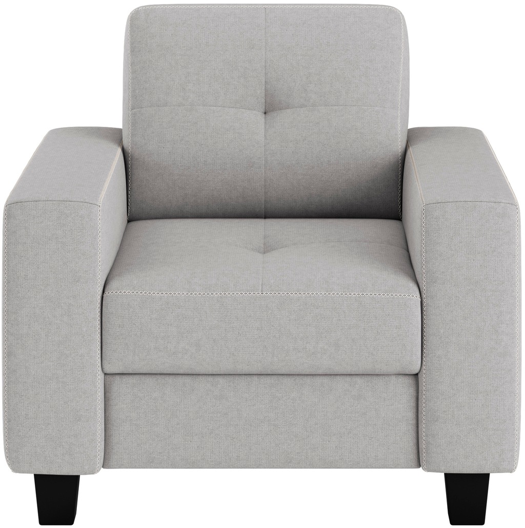 Places of Style Sessel "Varese", Kreuznaht in beige günstig online kaufen