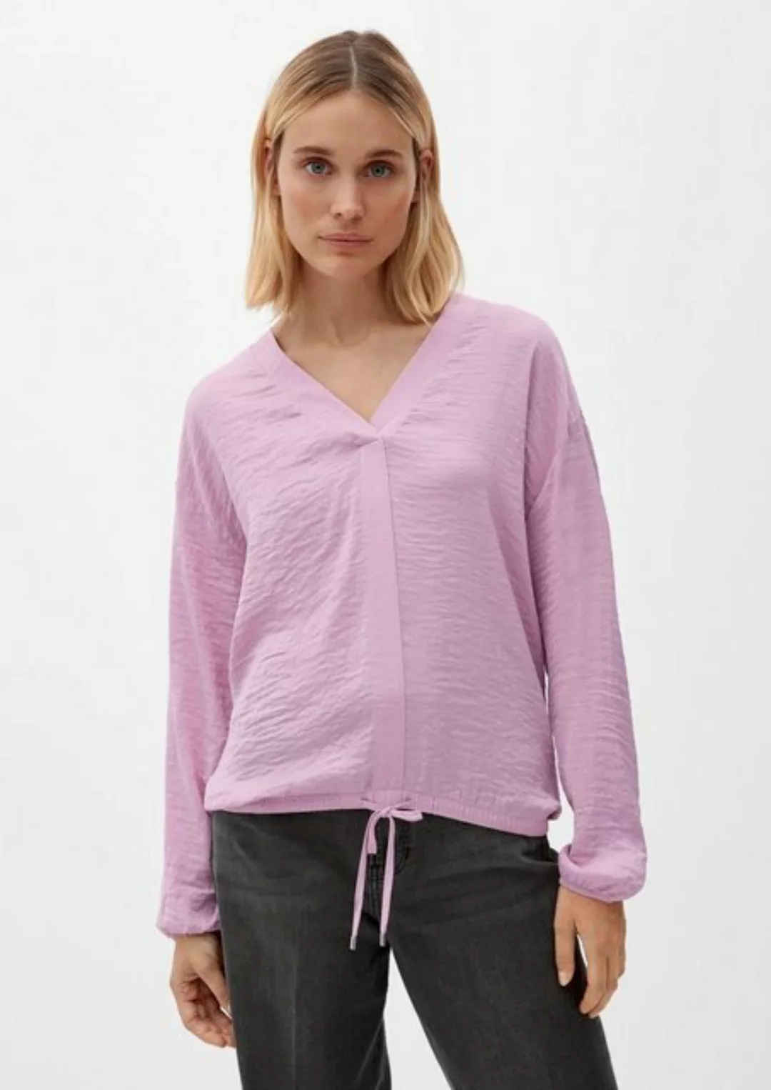 s.Oliver Langarmshirt Bluse im Loose-Fit günstig online kaufen