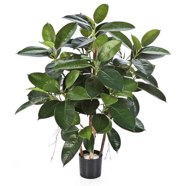 Ficus Elastica Kunstpflanze 90 cm günstig online kaufen