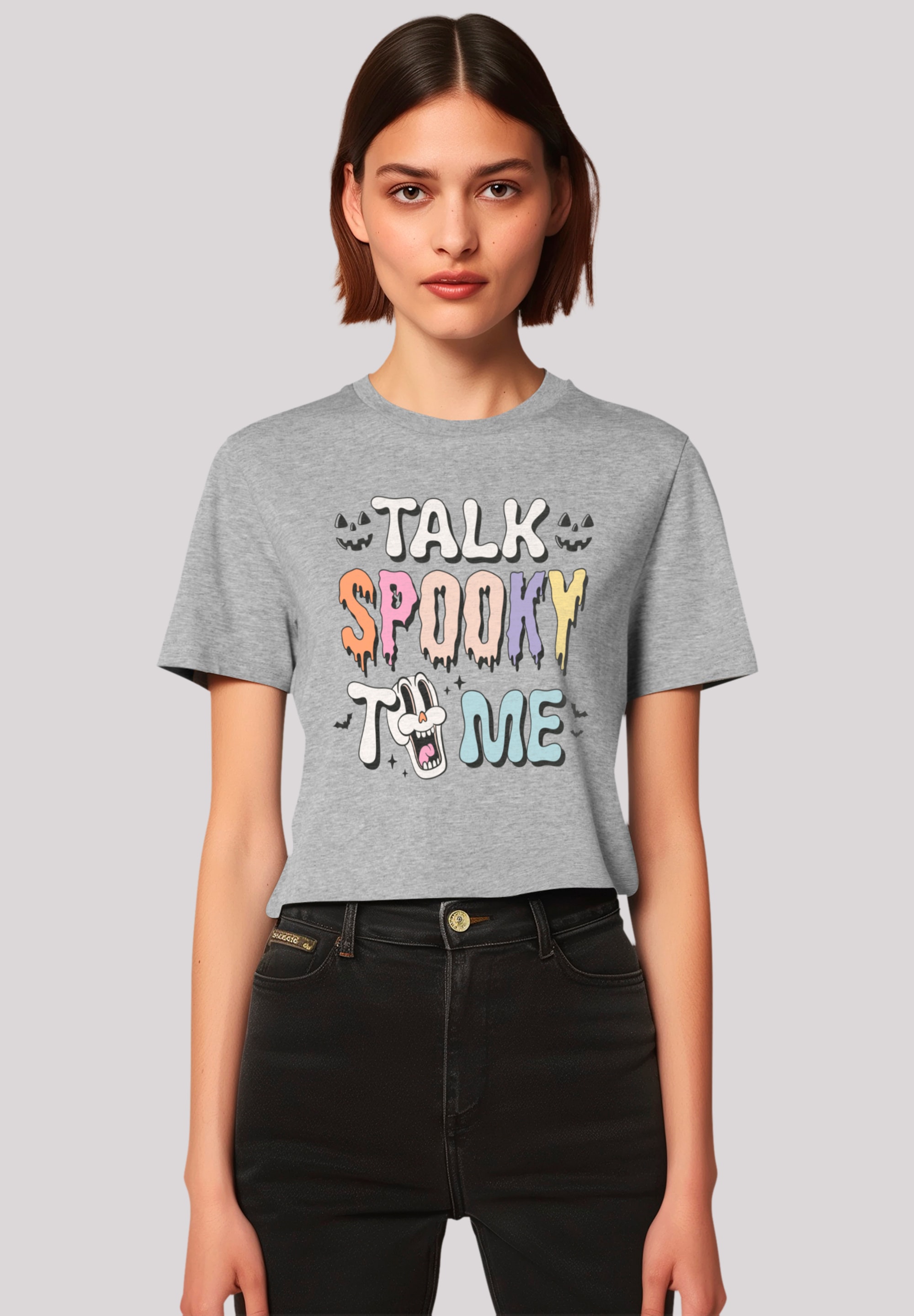 F4NT4STIC T-Shirt "Retro Halloween Talk Spooky to Me", Premium Qualität günstig online kaufen