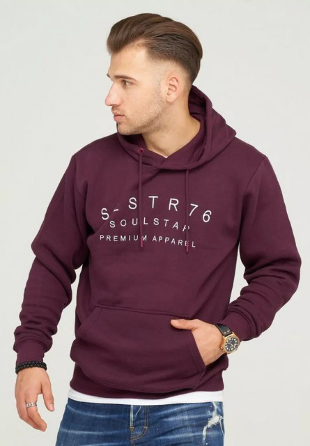 SOULSTAR Kapuzensweatshirt NIZZA im schlichten Basic-Look günstig online kaufen