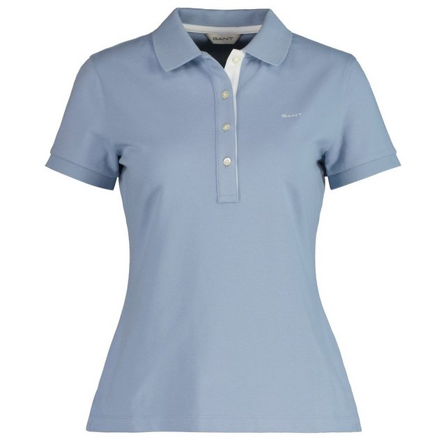 Gant T-Shirt Damen Poloshirt - CONTRAST COLLAR PIQUE POLO günstig online kaufen