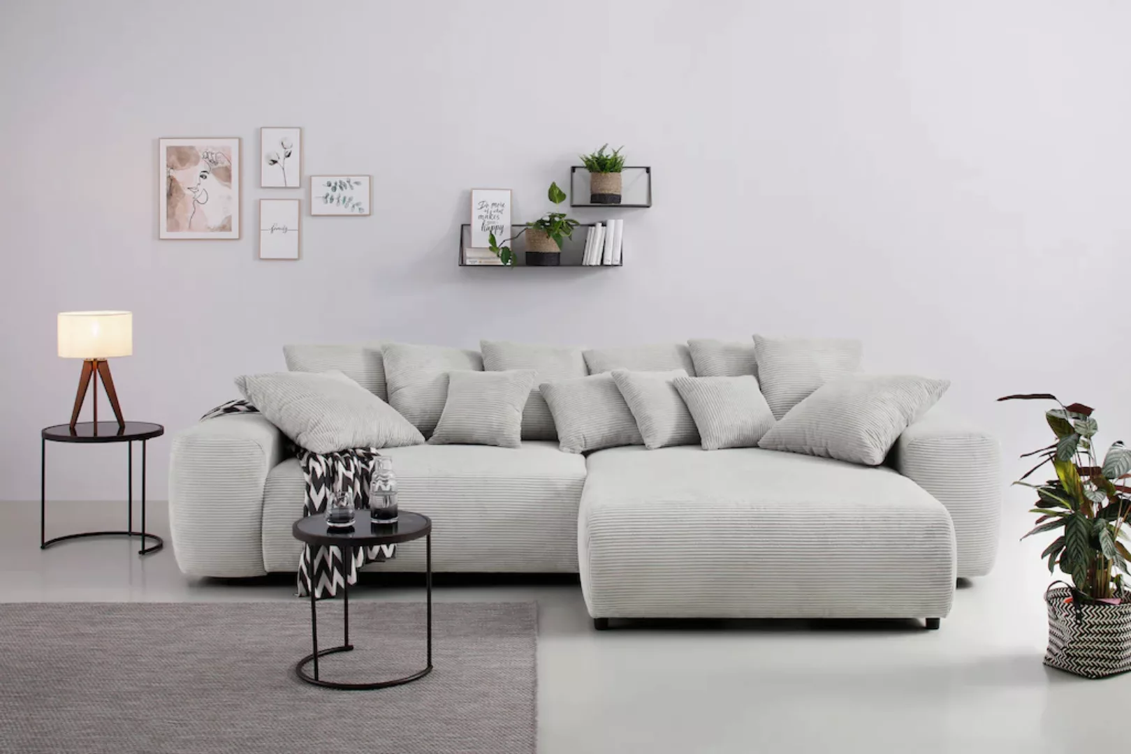 Home affaire Ecksofa "Sundance II, L-Form", mit DuraSpring-Taschenfederkern günstig online kaufen