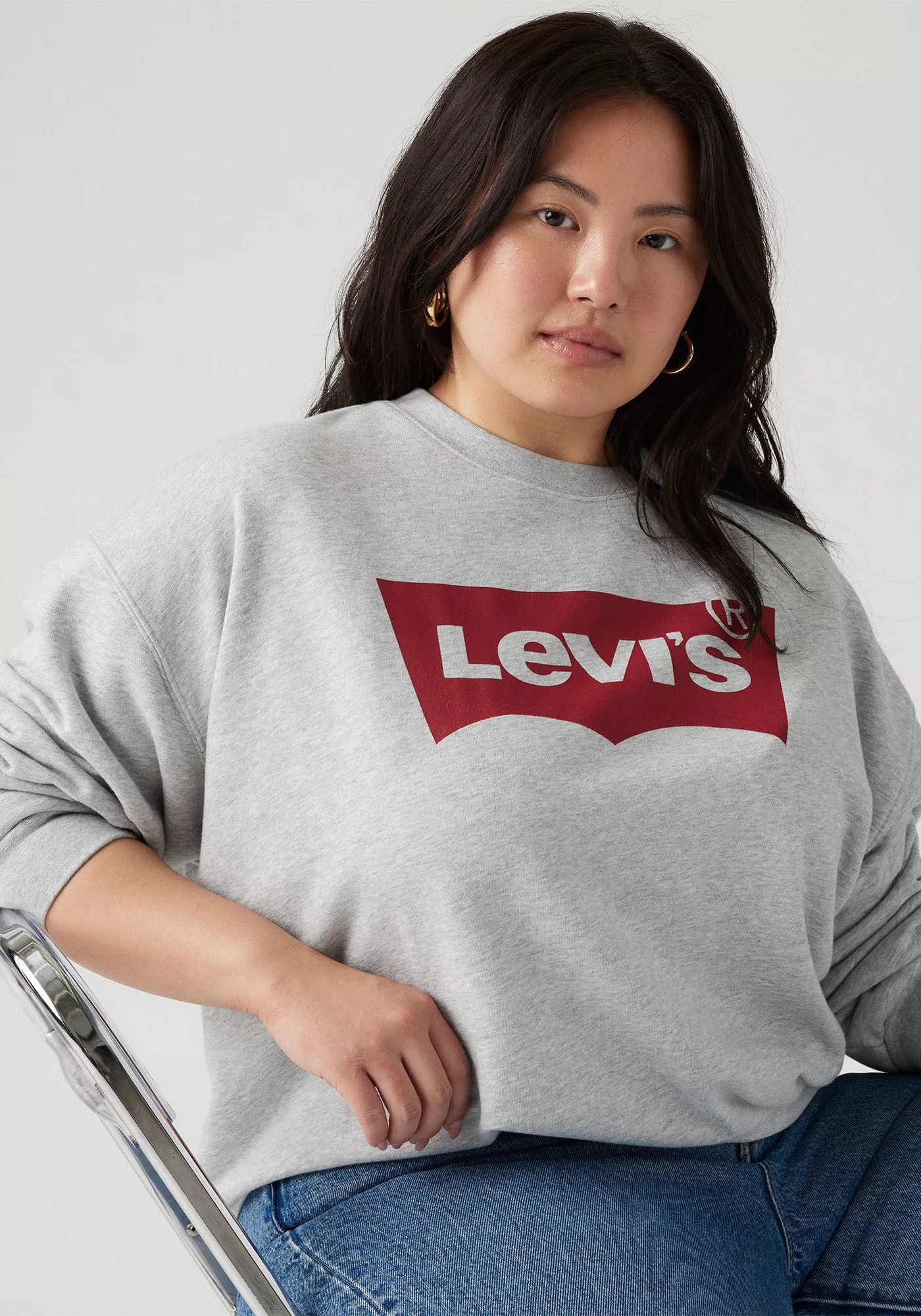 Levi's® Plus Sweatshirt PL GR EVERYDAY CREW günstig online kaufen