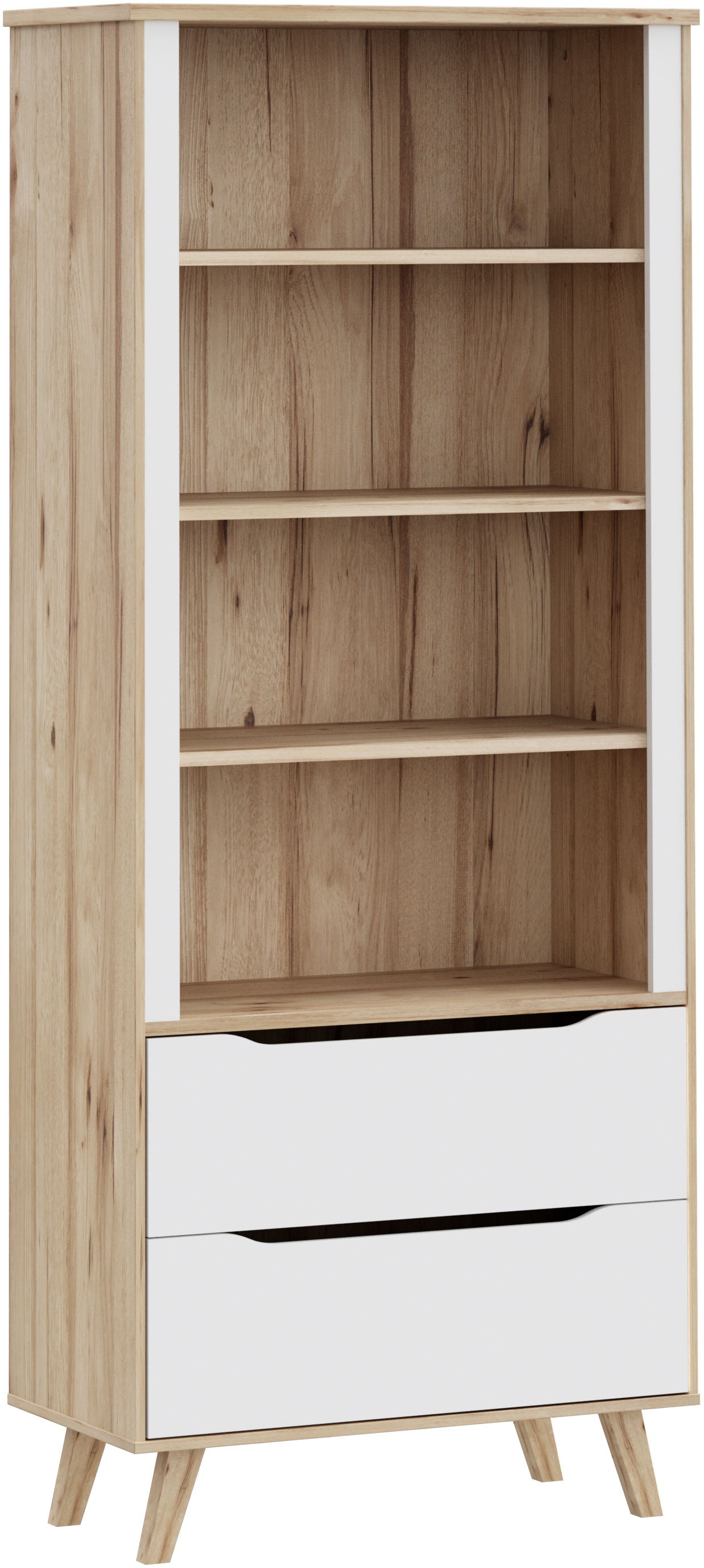 FORTE Wandregal "Vankka Regal 2 Schubkästen", (B/H/T 84,7/201,5/41,7 cm), R günstig online kaufen