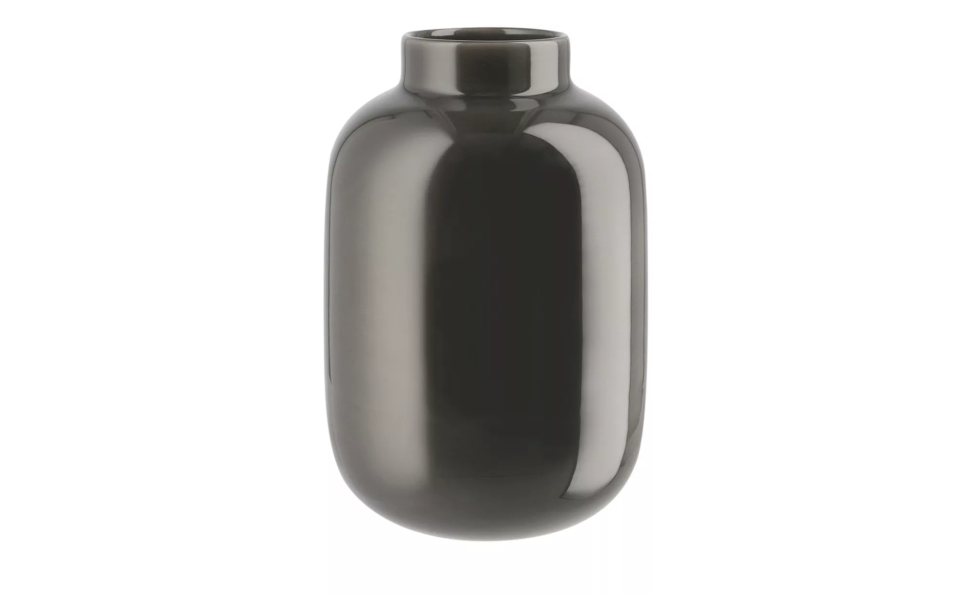 Vase - grau - Keramik - 24 cm - Dekoration > Vasen - Möbel Kraft günstig online kaufen