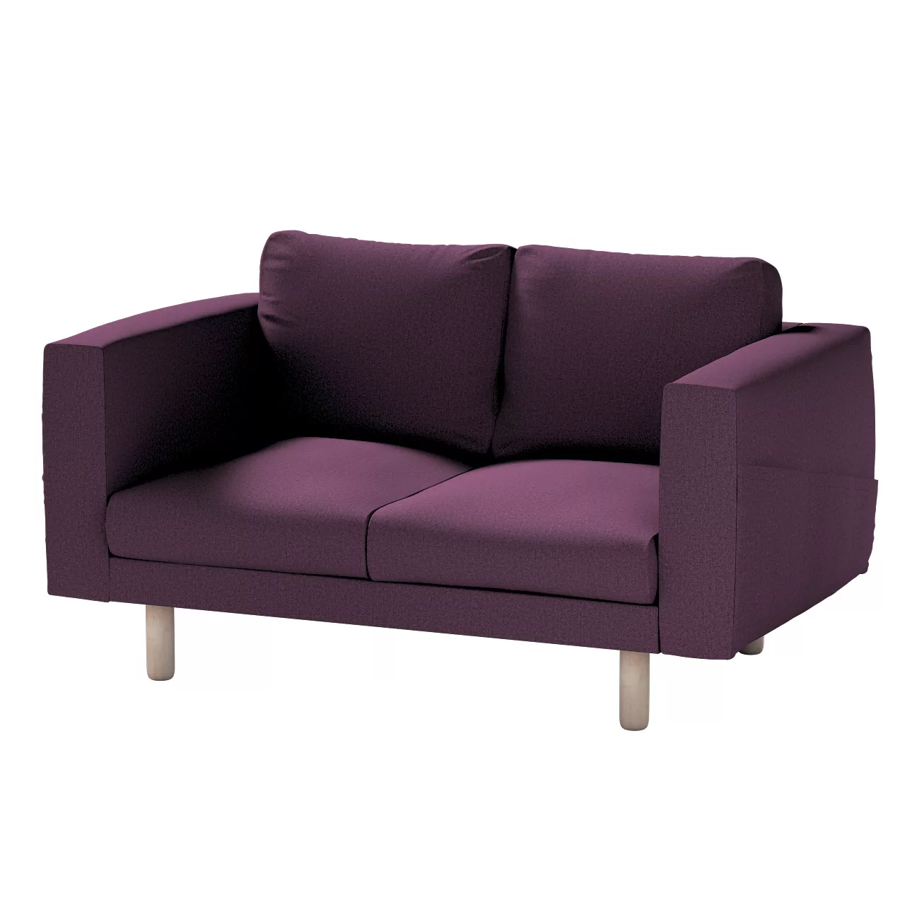 Bezug für Norsborg 2-Sitzer Sofa, pflaume, Norsborg 2-Sitzer Sofabezug, Liv günstig online kaufen