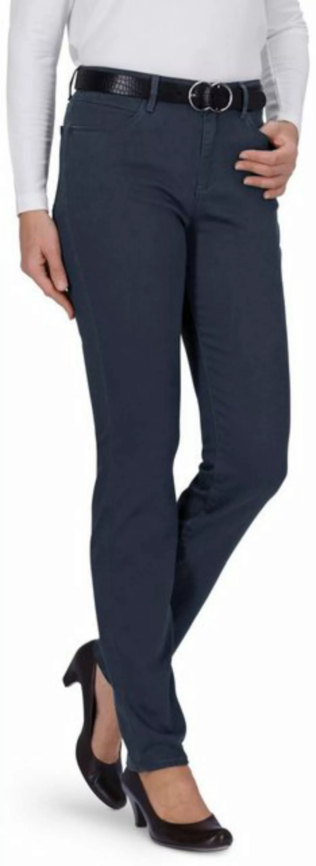 Brax Stoffhose BRAX Winter-Baumwoll-Hose Shakira blau Slim Fit in softer Qu günstig online kaufen