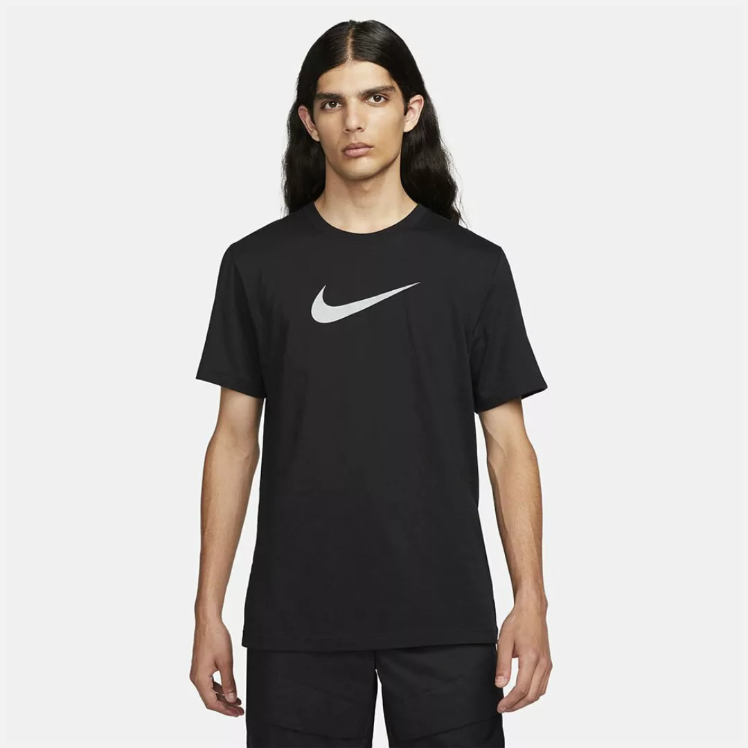 Nike Sportswear Repeat Silver Kurzarm T-shirt S Black / Reflective Silver günstig online kaufen