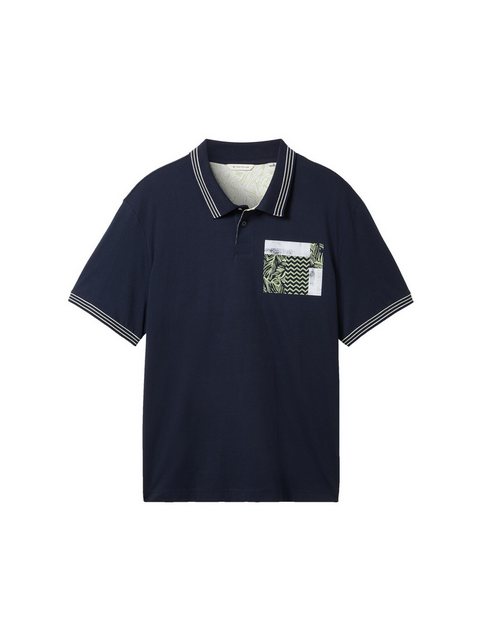 TOM TAILOR PLUS Poloshirt Plus - Poloshirt mit Print günstig online kaufen