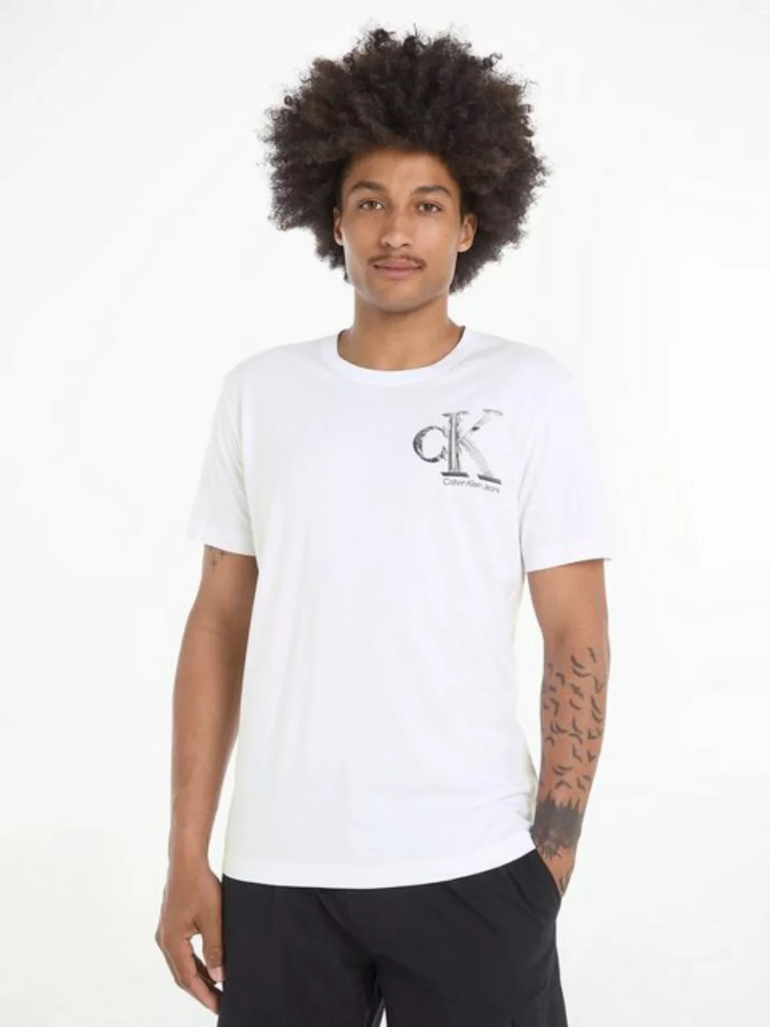 Calvin Klein Jeans T-Shirt META MONOGRAM TEE mit Logodruck günstig online kaufen