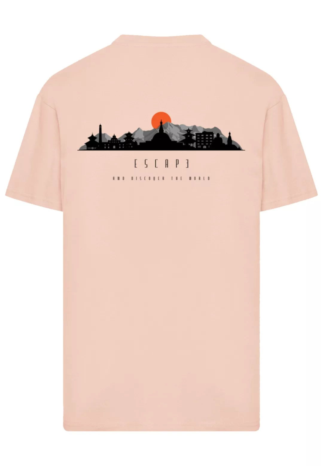 F4NT4STIC T-Shirt "Oversize Escape Discover the World Asian Town", Premium günstig online kaufen