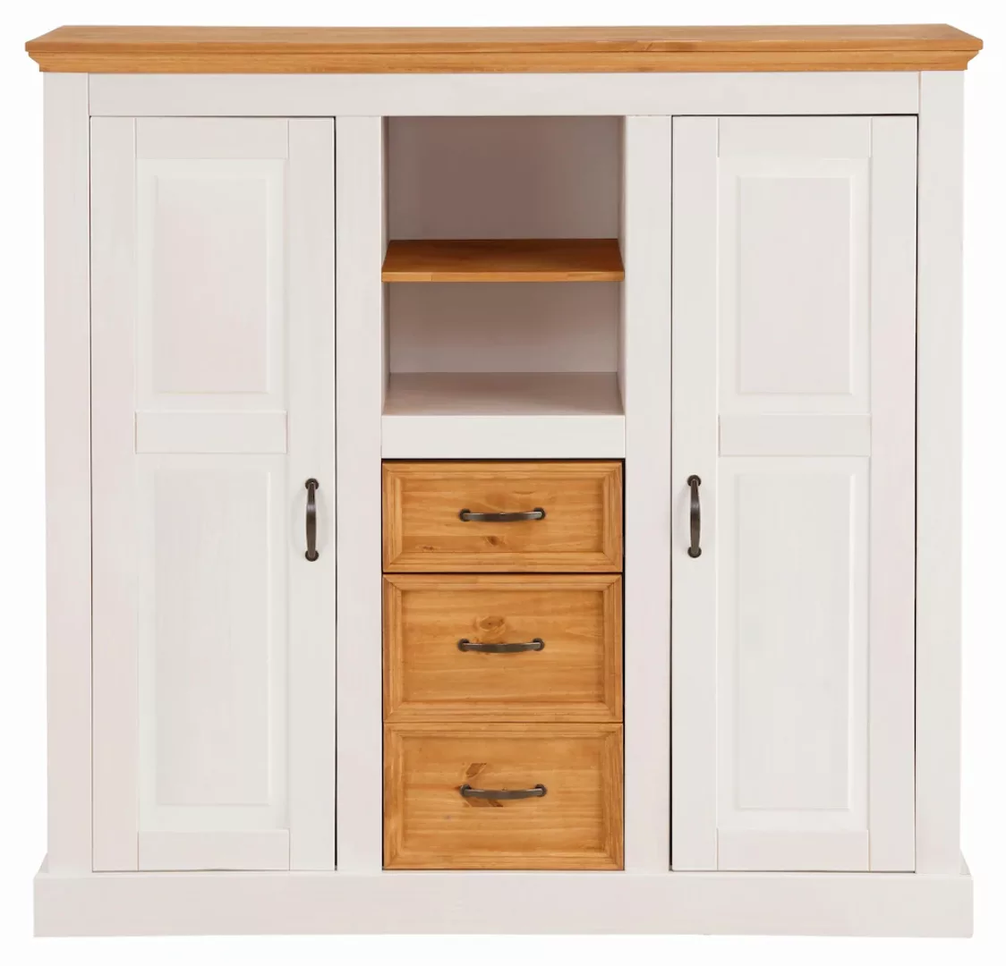 Home affaire Highboard "Selma", Stauraumschrank, Breite 130 cm günstig online kaufen